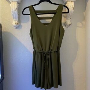Hunter Green Romper